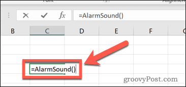 Excel testovací zvuk alarmu