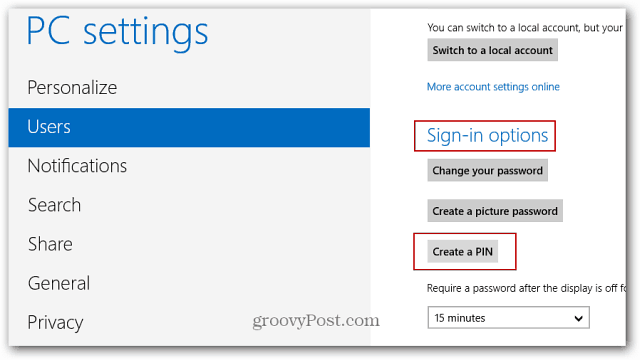 Chraňte svůj povrch Microsoft PIN nebo obrázkovým heslem