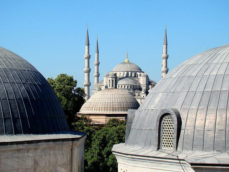 Architektonické prvky Modré mešity 