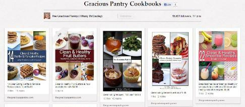 Deska kuchařských knih Gracious Pantry