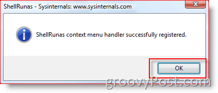 Přidejte položku Spustit jako jiného uživatele do kontextové nabídky Průzkumníka Windows pro systémy Vista a Server 2008:: groovyPost.com
