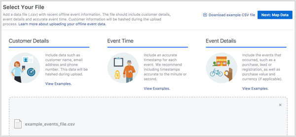 Facebook Business Manager nahrává offline události