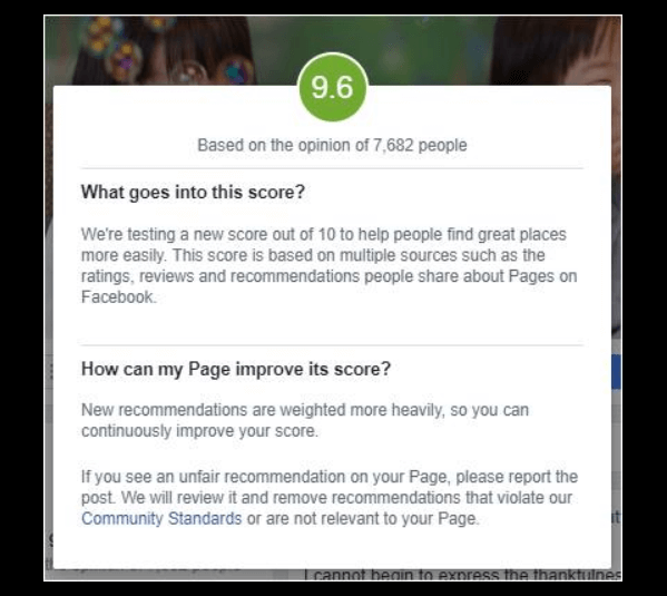 Facebook přidává na stránky hodnocení skóre.