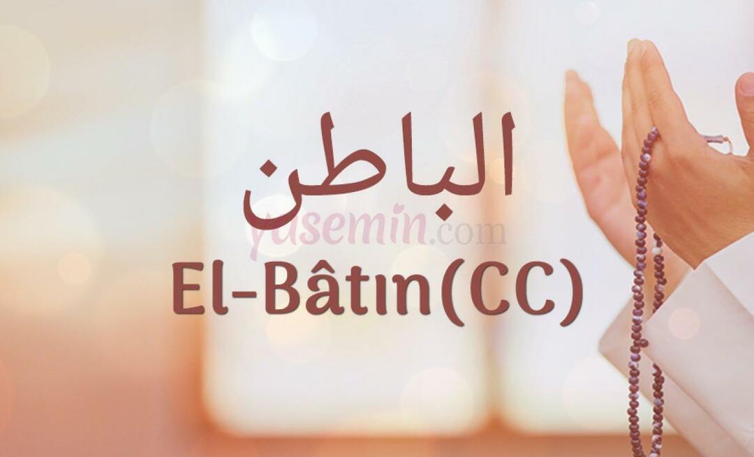 Co znamená al-Batin (c.c)? Jaké jsou přednosti al-Bat?