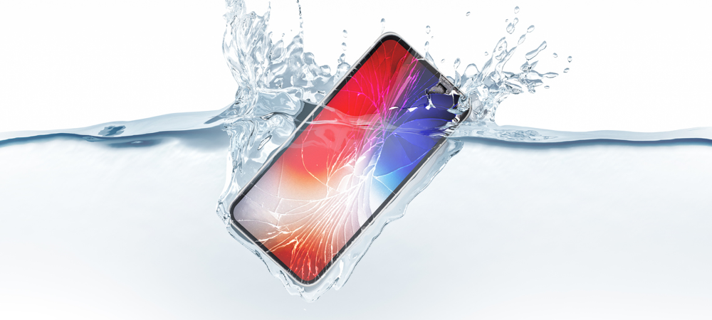 iPhone ve vodě