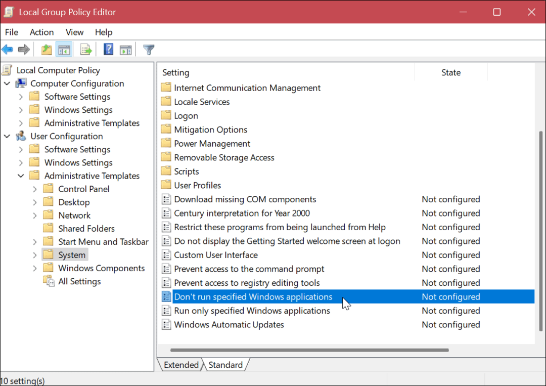 Jak zablokovat přístup k desktopovým aplikacím ve Windows
