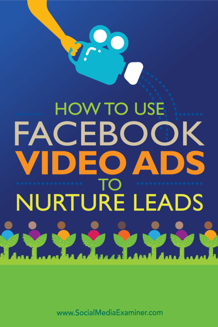 Tipy, jak můžete pomocí videoreklam na Facebooku generovat a převádět potenciální zákazníky.