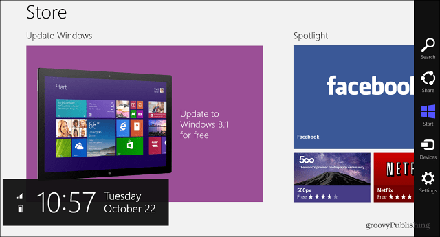 aktualizace na Windows 8.1