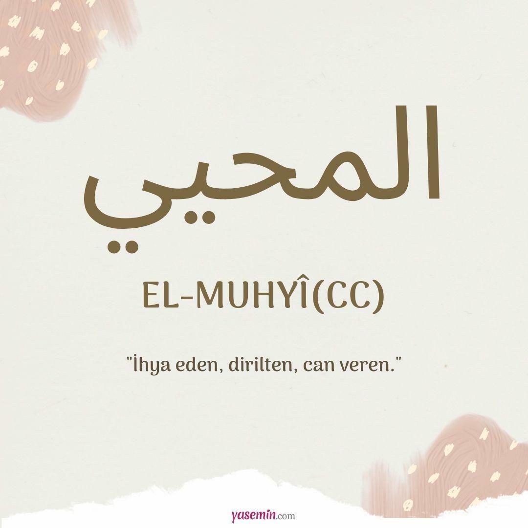 Co znamená al-Muhyi (cc)?