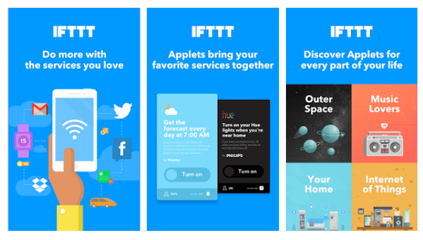 Nové applety IFTTT spojují vaše oblíbené služby a vytvářejí nové zážitky.