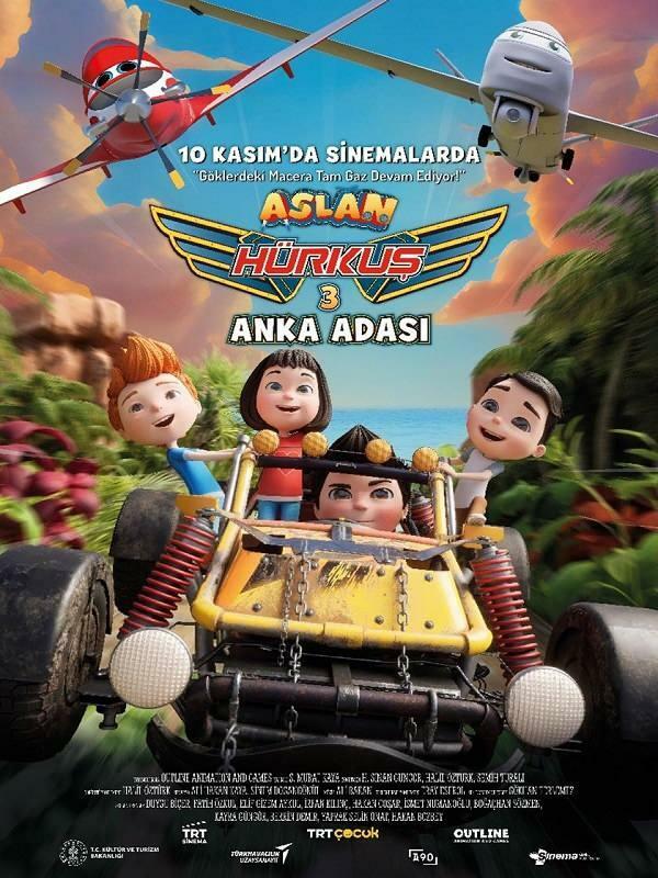 Filmový plakát Aslan Hürkuş 3 Phoenix Island