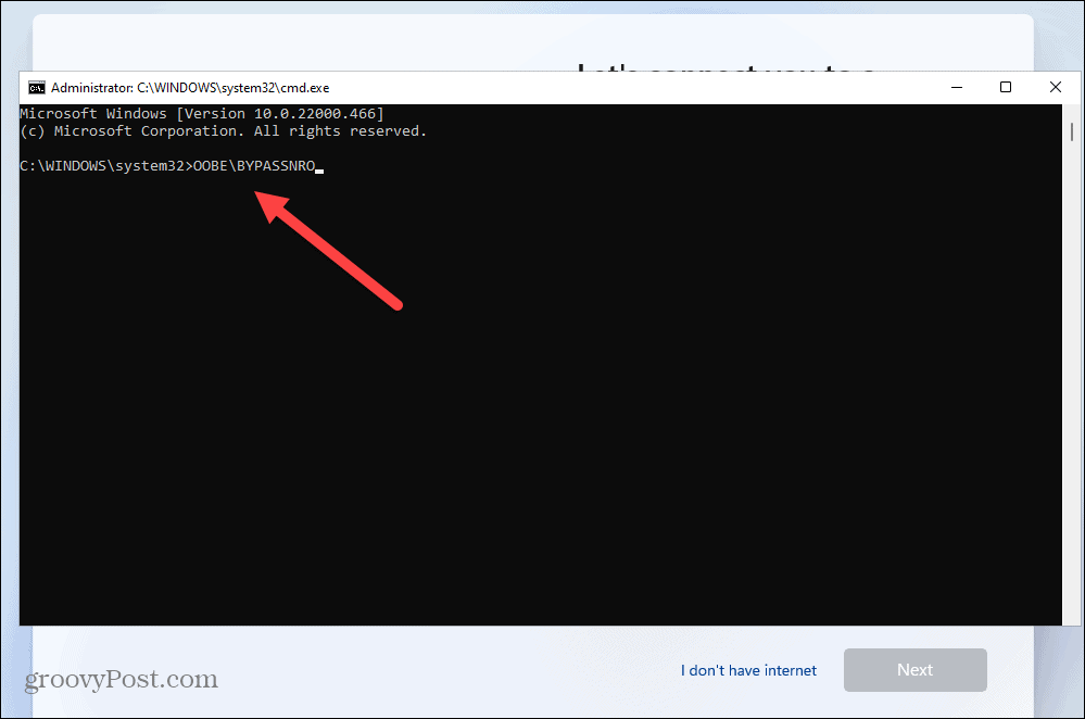 Nainstalujte Windows 11 bez připojení k internetu