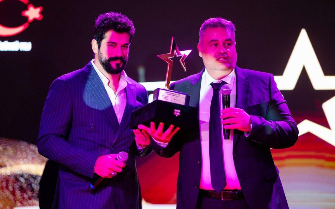 Burak Özçivit Europe's Best Achievement Awards