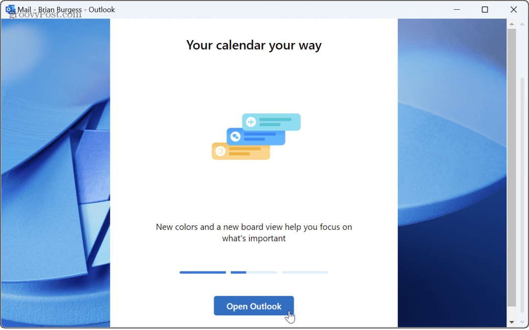 Změňte nový motiv aplikace Outlook