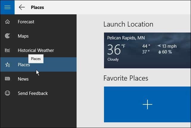 Windows 10 Tip: Přidejte do aplikace Počasí více míst