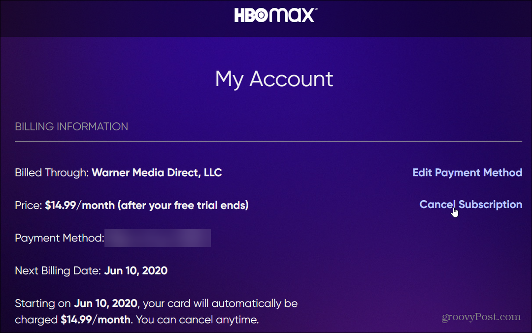 Jak zrušit své předplatné HBO Max