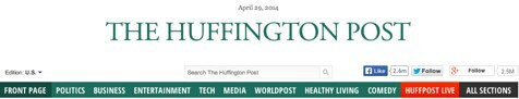 záhlaví příspěvku Huffington