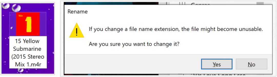 Windows potvrdí změnu přípony souboru