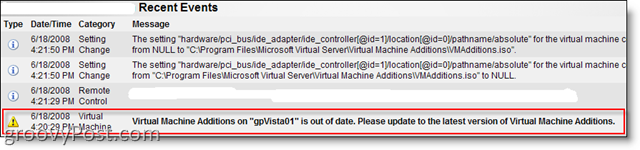 Nainstalujte doplňky virtuálního počítače pro MS Virtual Server 2005 R2