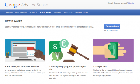 Google AdSense vám může poskytnout představu o tom, co by každé umístění na vašem webu mohlo mít hodnotu. 