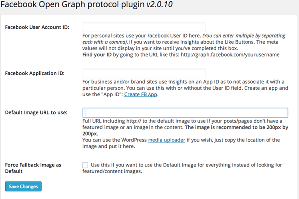 Plugin WP Facebook Open Graph Protocol přidává do vašeho blogu správné značky a hodnoty pro zvýšení sdílení.