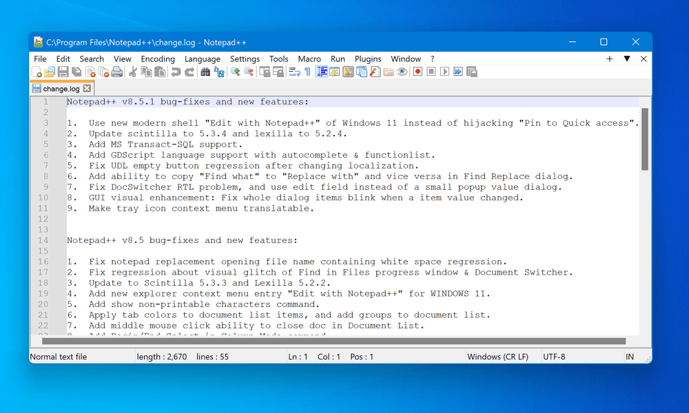 Jak vytvořit Notepad++ jako výchozí textový editor ve Windows 11