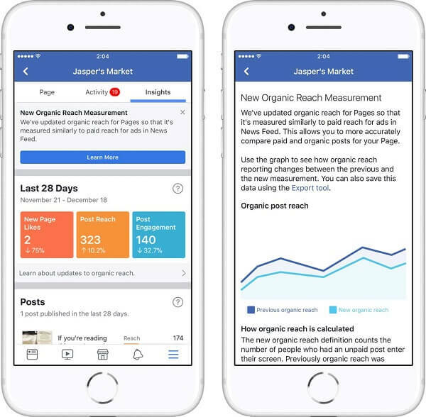 Facebook zavedl dvě nové aktualizace Page Insights, které slibují, že pomohou podnikům porozumět výsledkům, na kterých záleží nejvíce.