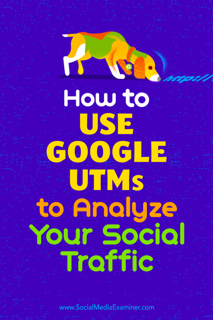 Jak používat Google UTM k analýze vašeho sociálního provozu od Tammy Cannon v průzkumníku sociálních médií.