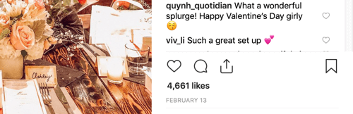 Jak získávat placené sociální ovlivňující, příklad příspěvků ovlivňujících Instagram s komentáři a tisíci lajky