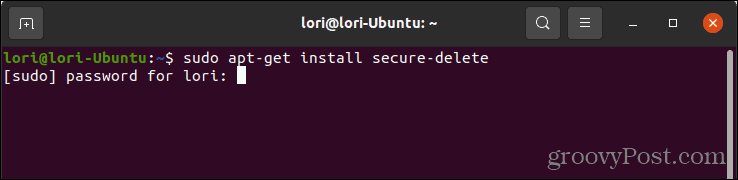 Nainstalujte Secure-delete v Linuxu