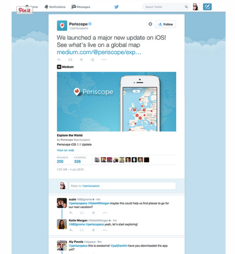 Twitter usnadňuje sledování konverzací