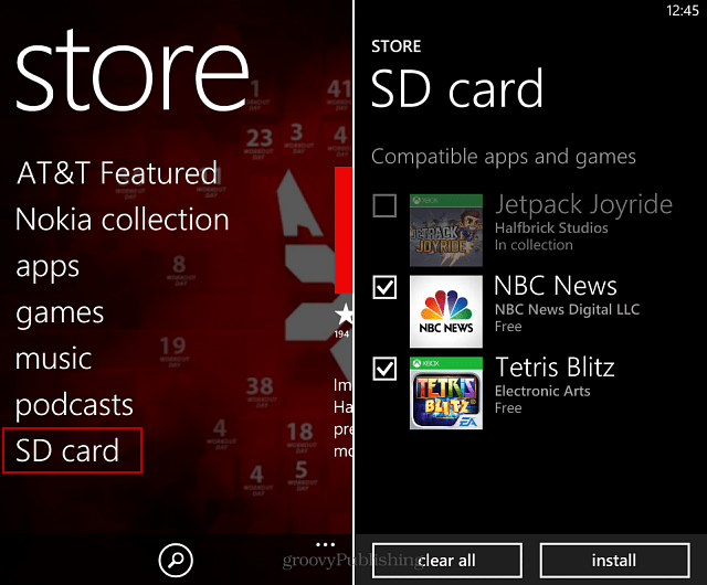 Aplikace Sideload pro Windows Phone