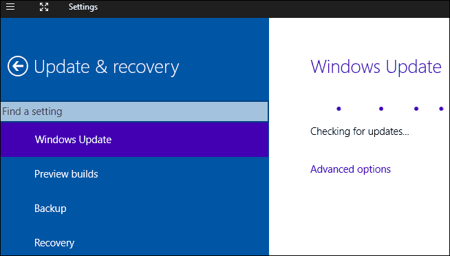 Windows 10 technický náhled propuštěné sestavení (9901)