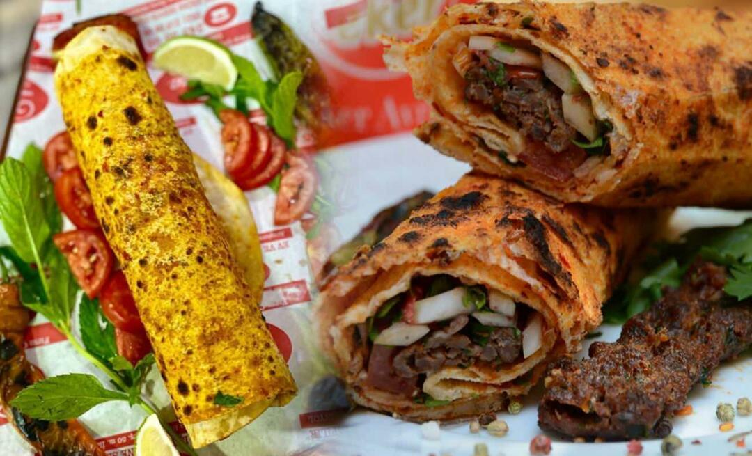 Jak vyrobit Hatayův slavný Harbiye Kebab? Co je Harbiye Wrap?