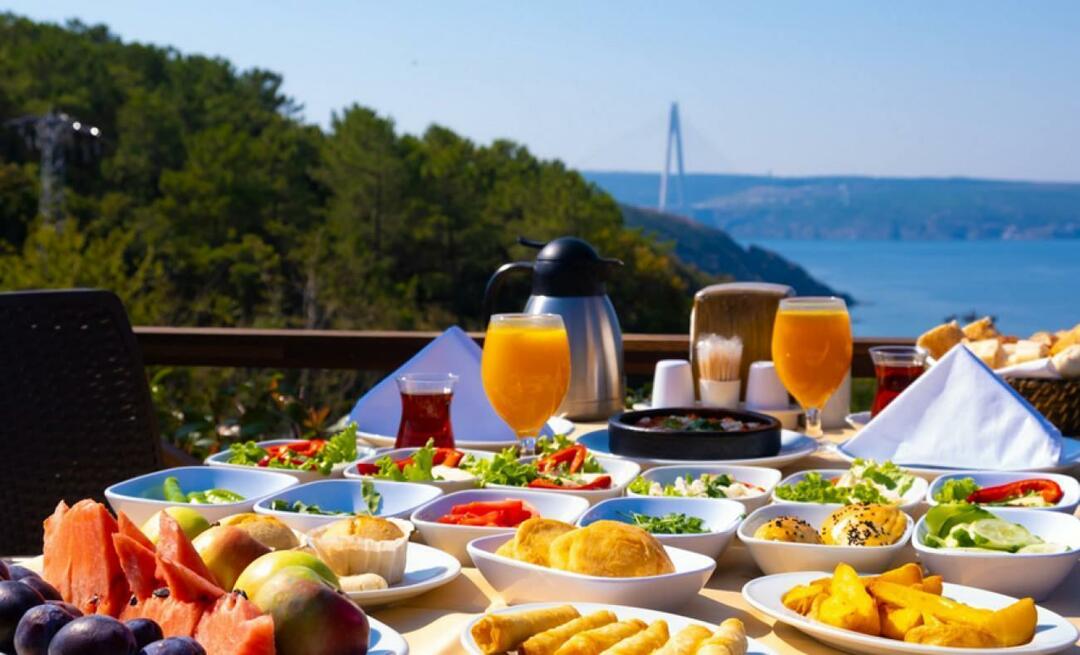 Kde jsou nejlepší snídaňová místa v Istanbulu? Kde na snídani v Istanbulu?