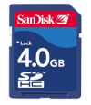 Paměťová karta SDHC Sandisk 4 GB