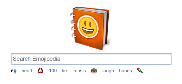 Emojipedia je vyhledávač pro emodži.