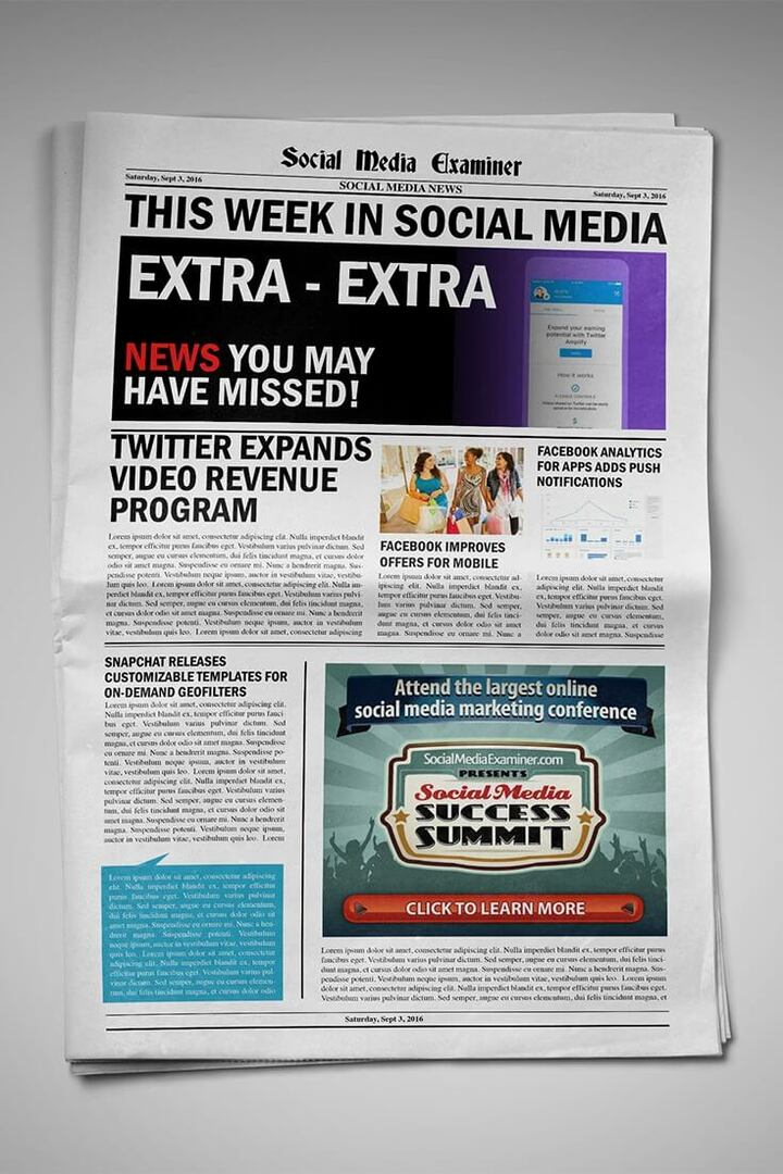 Twitter otevírá videoreklamy před videem a sdílení výnosů z videa: Tento týden v sociálních médiích: zkoušející sociálních médií