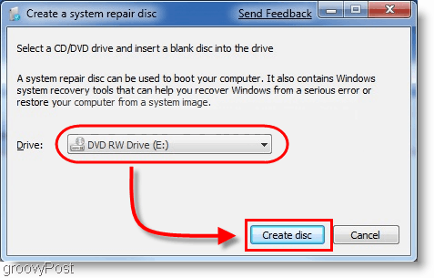 Windows 7: Vytvořte disk pro opravu systému