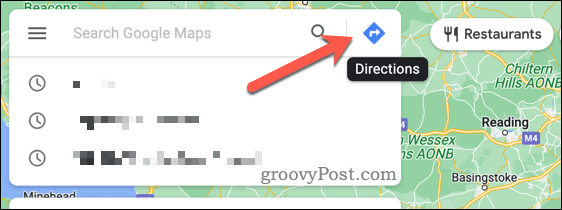 Spusťte trasu v Mapách Google