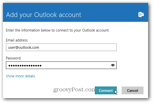 Jak používat e-mail POP s poštou Windows 8 pomocí aplikace Outlook.com