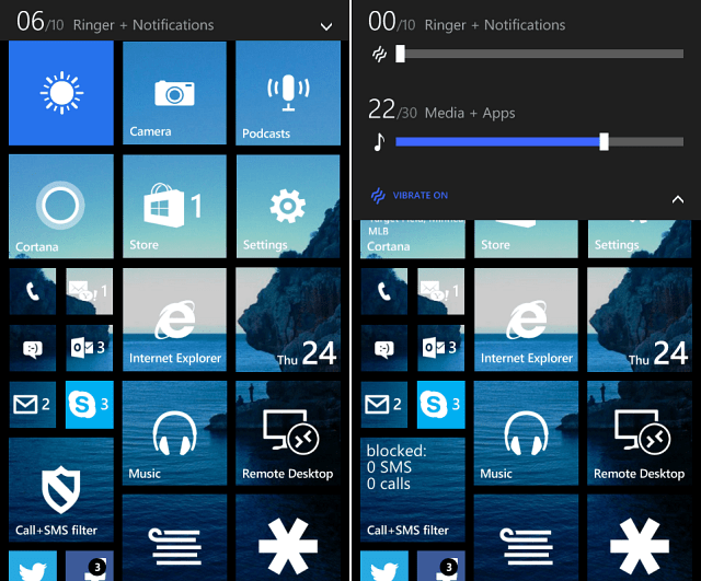 Windows Phone 8.1 Tip: Rychlé vypnutí vyzvánění a budíku