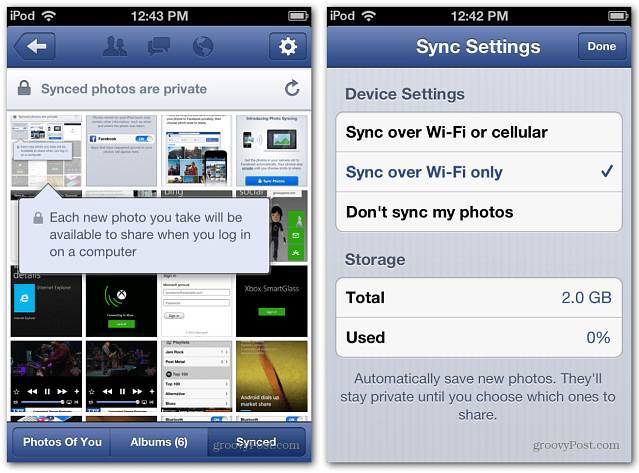 Jak používat Facebook Photo Sync pro Android a iOS