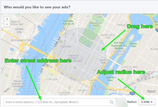 nástroj pro mapování facebookových reklam