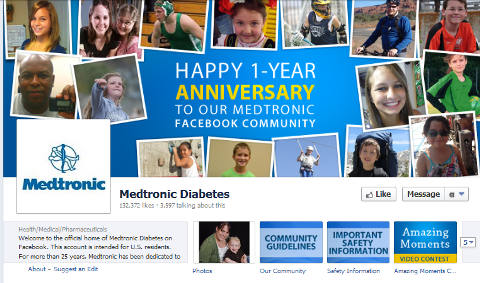 facebooková stránka medtronic