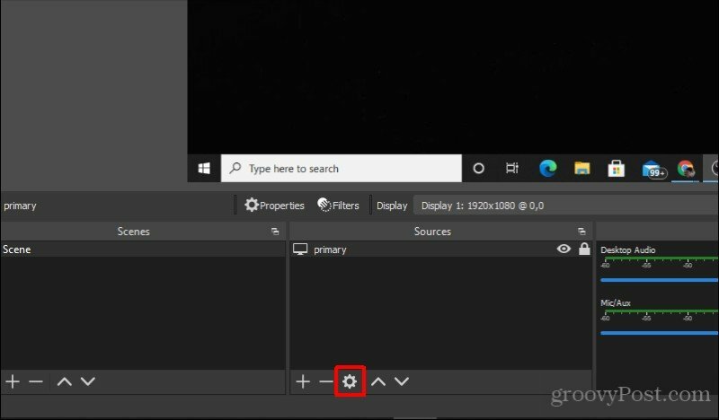 ikona ozubeného kola zdroje videa