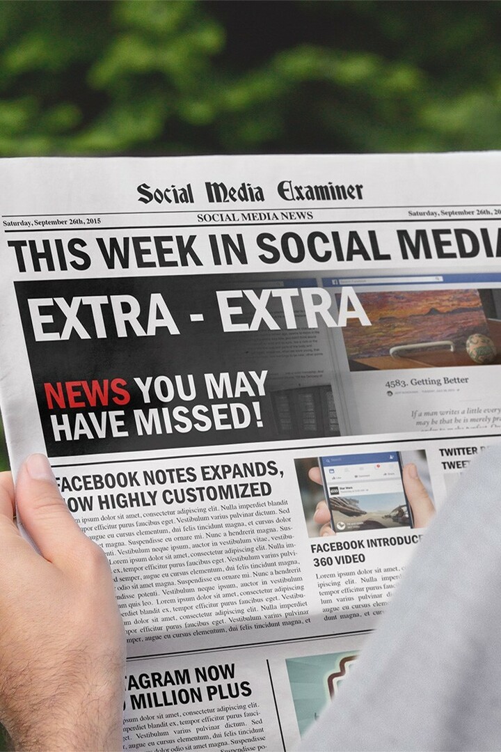 Facebook Notes Enhancements: This Week in Social Media: Social Media Examiner