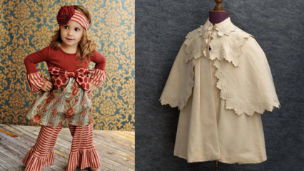 Vintage dětské šaty vzory