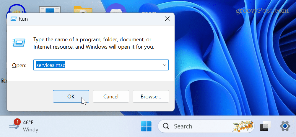 Vzdálené volání procedury se nezdařilo Windows 11