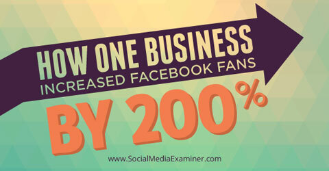 zvýšení fanoušků facebooku o 200%